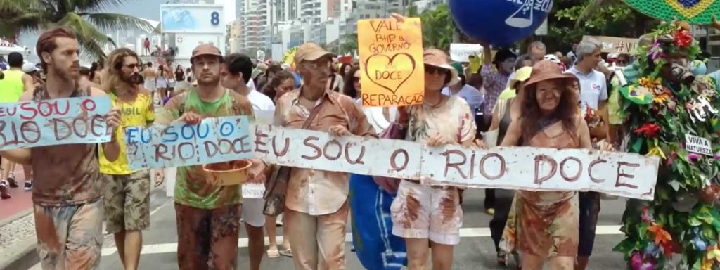 Manifestation Rio 2015 - réchauffement climatique