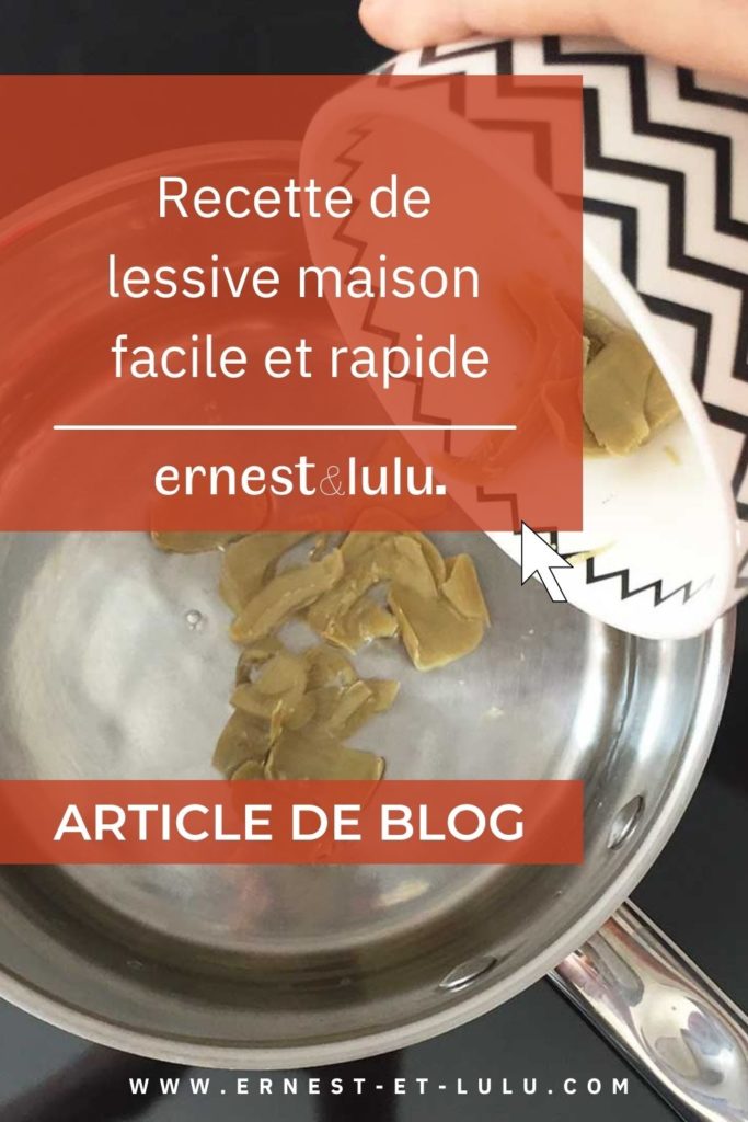 Recette lessive maison