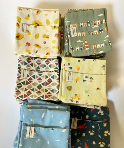 pochettes moches accessoire mouchoirs en tissu bio