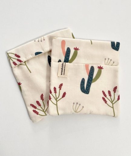 Pochette mouchoir cactus