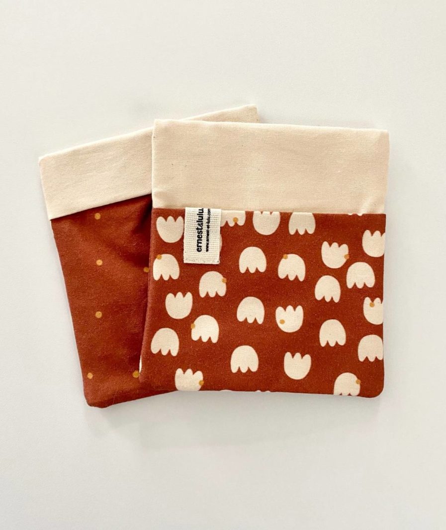 Pochette mouchoir clochettes