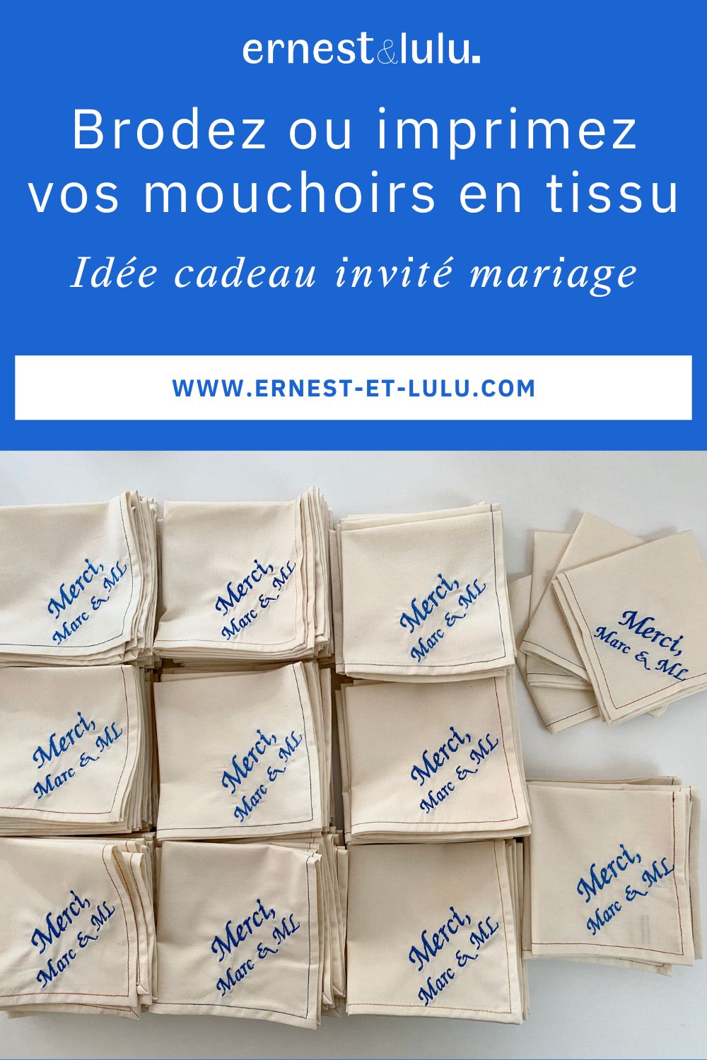 mouchoirs mariage