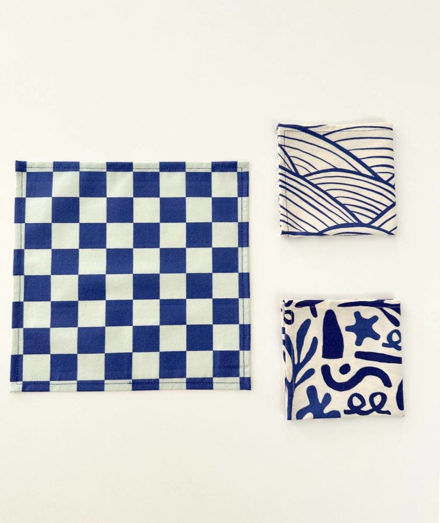 15 Mouchoirs Réutilisables En Coton Bio 29x29 Cm - Lavables En Machine, Doux Pour Peau Sensible, Motifs Variés