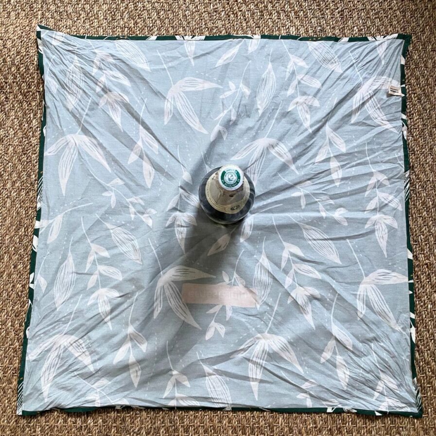 Furoshiki - Tissu d'emballage japonais lapin dansant la lune