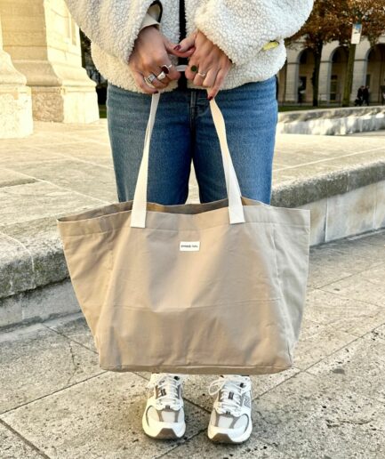 Sac weekend - Gustave - taupe