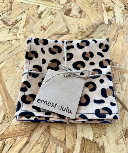 Mouchoirs en tissu bio – collection léontine&norbert