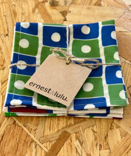 Mouchoirs en tissu bio – collection helena&pieter